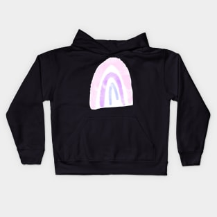 Pink Purple and Blue Rainbow Kids Hoodie